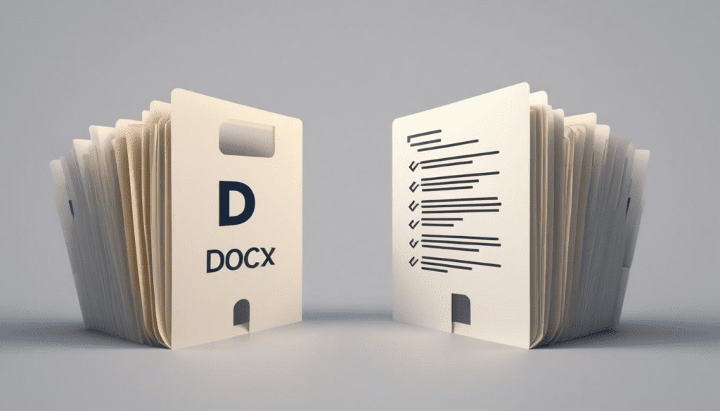 Explaining the difference between .doc and .docx
