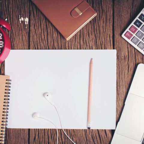 Illustration of a office productivity for UK accountants with organised items